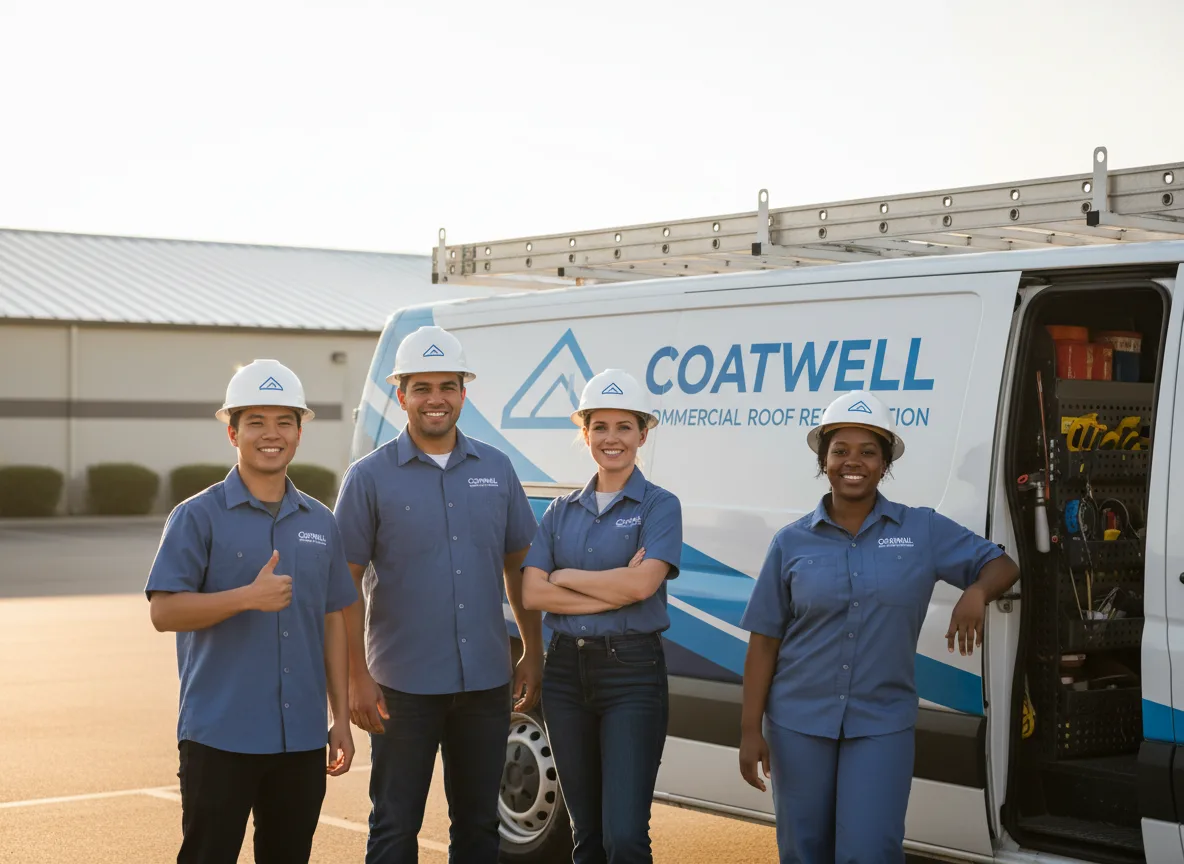 Commercial roof coating company in Leesville, TX